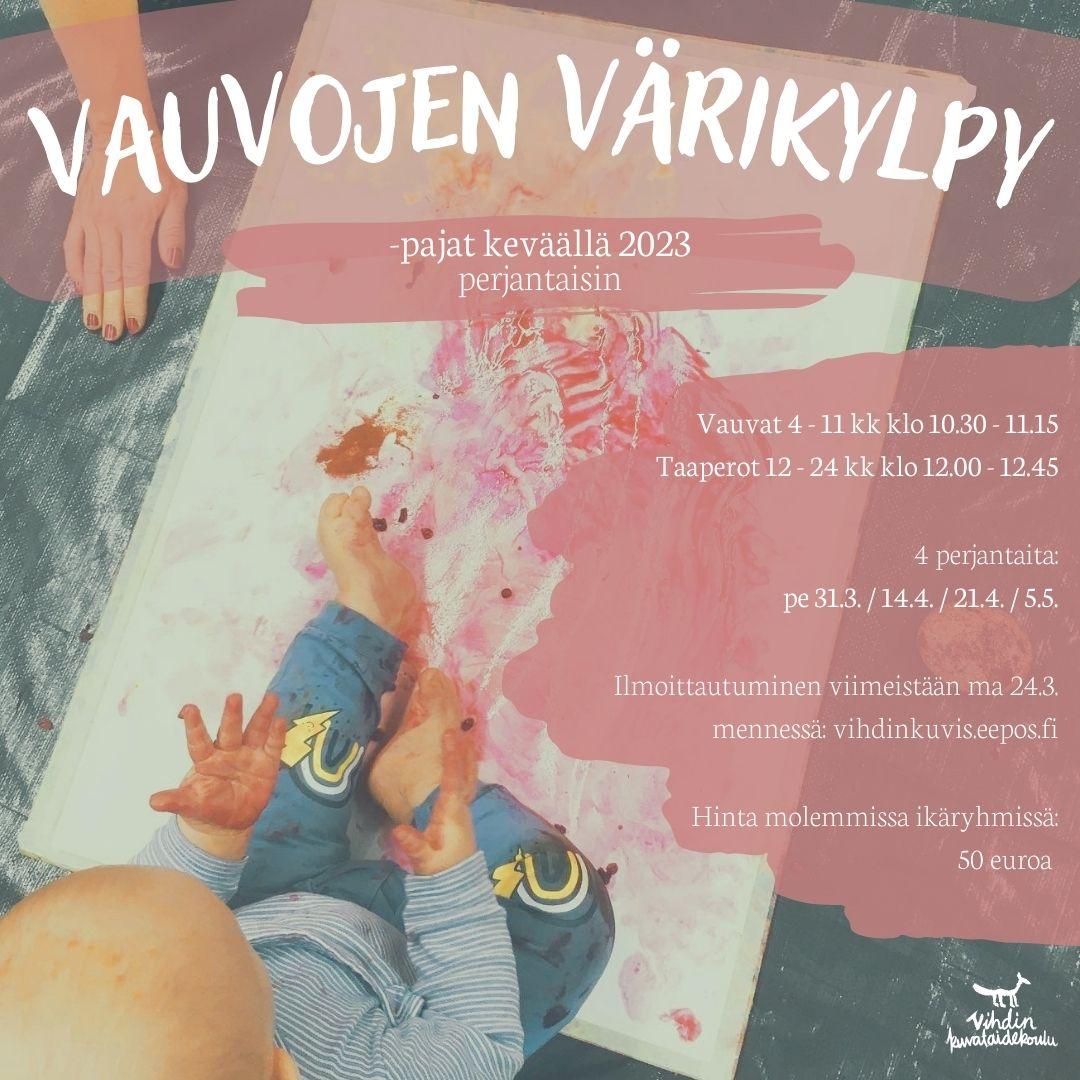 Vauvojen V rikylpy Kev t 2023 Vihdinkuvataidekoulu vauvojen-v-rikylpy-kev-t-2023-vihdinkuvataidekoulu